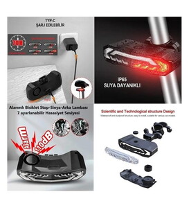 Bisiklet Elektrikli Scooter Sele Altı Led #3