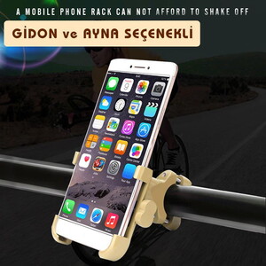 Motosiklet Bisiklet Telefon Tutucu Navigasyon Gidon - Ayna #4