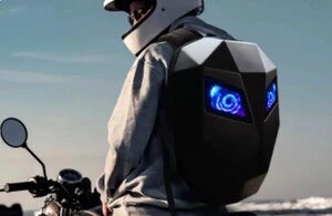 Led Gözlü Motor Sırt Çantasi - Devil Eye Led Bag #4