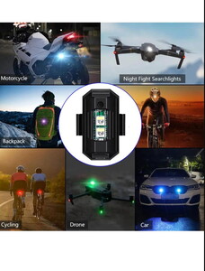 MİNİ LED ÇAKARLI ŞARJLI LAMBA Elektrikli Bisiklet Scooter #4