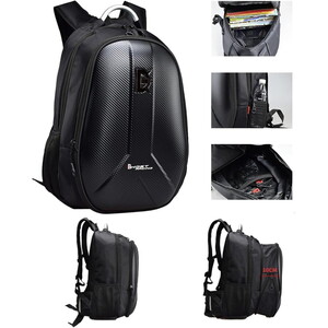Motosiklet Çanta Su Geçirmez Fonksiyonlu Sırt Eşya Kask Çantası Büyük Kapasiteli 30-35L #3