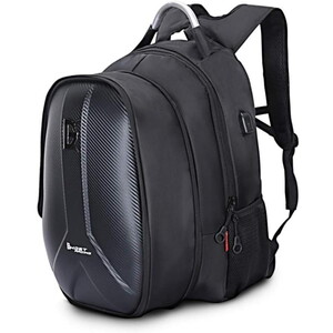 Motosiklet Çanta Su Geçirmez Fonksiyonlu Sırt Eşya Kask Çantası Büyük Kapasiteli 30-35L #5